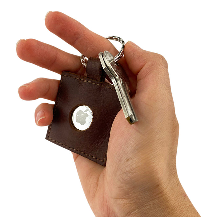 AirTag Squared Keychain - Stockyard X 'The Leather Store'