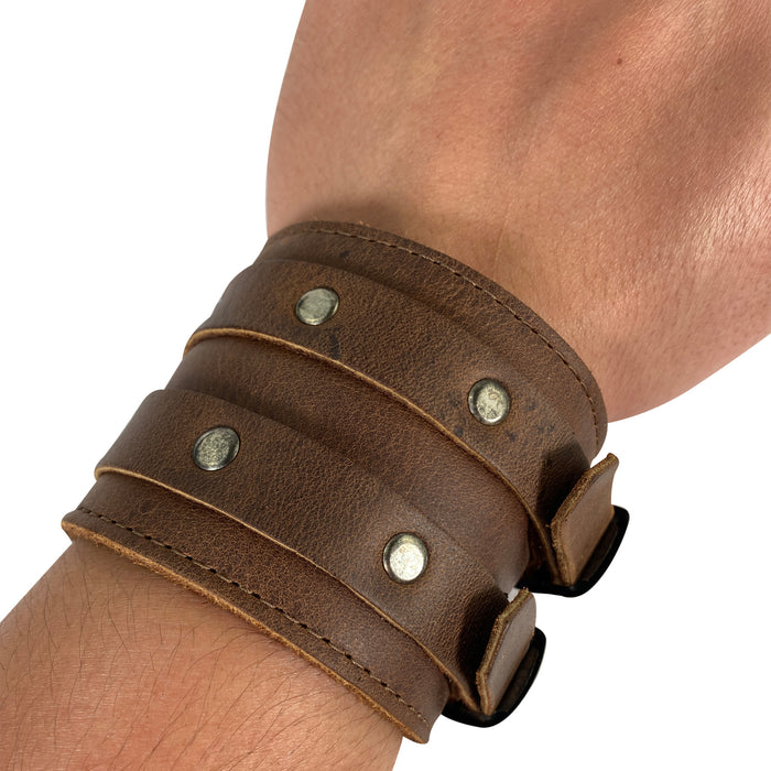 Wrist Wallet Cuff - Stockyard X 'The Leather Store'