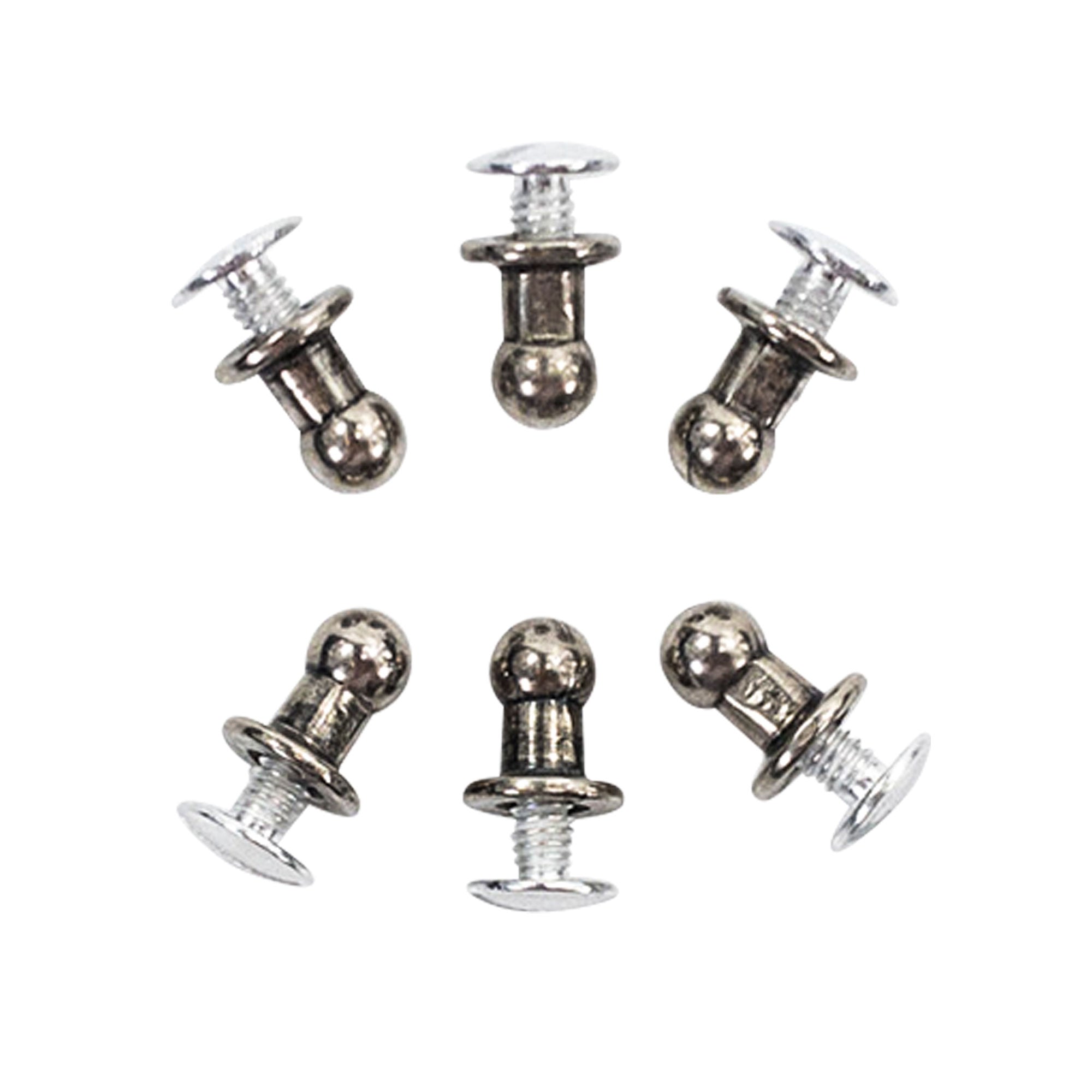 Collection of Round Head Button Stud for Leather Crafts in various finishes, created by Leather Handcraft Supply Depot for crafting needs. Perfect for Tooling, Hobby & Workshop, with a focus on artisan quality from La Antigua Guatemala and Oaxaca Mexico.