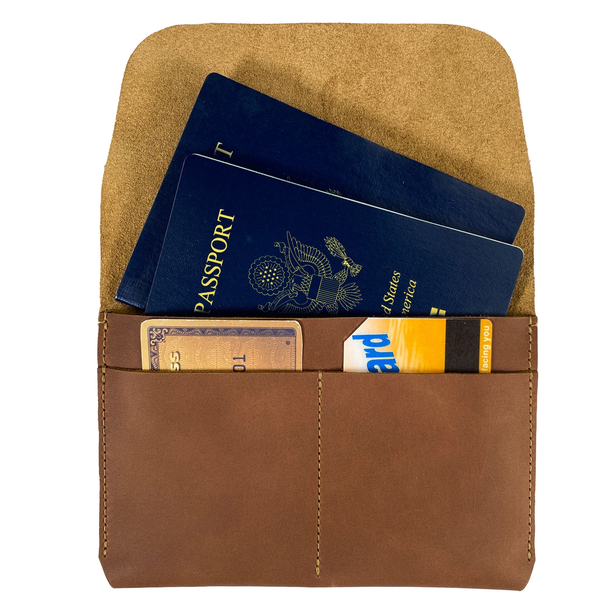 Passport Case with 2 Card Slots - Stockyard X 'The Leather Store'