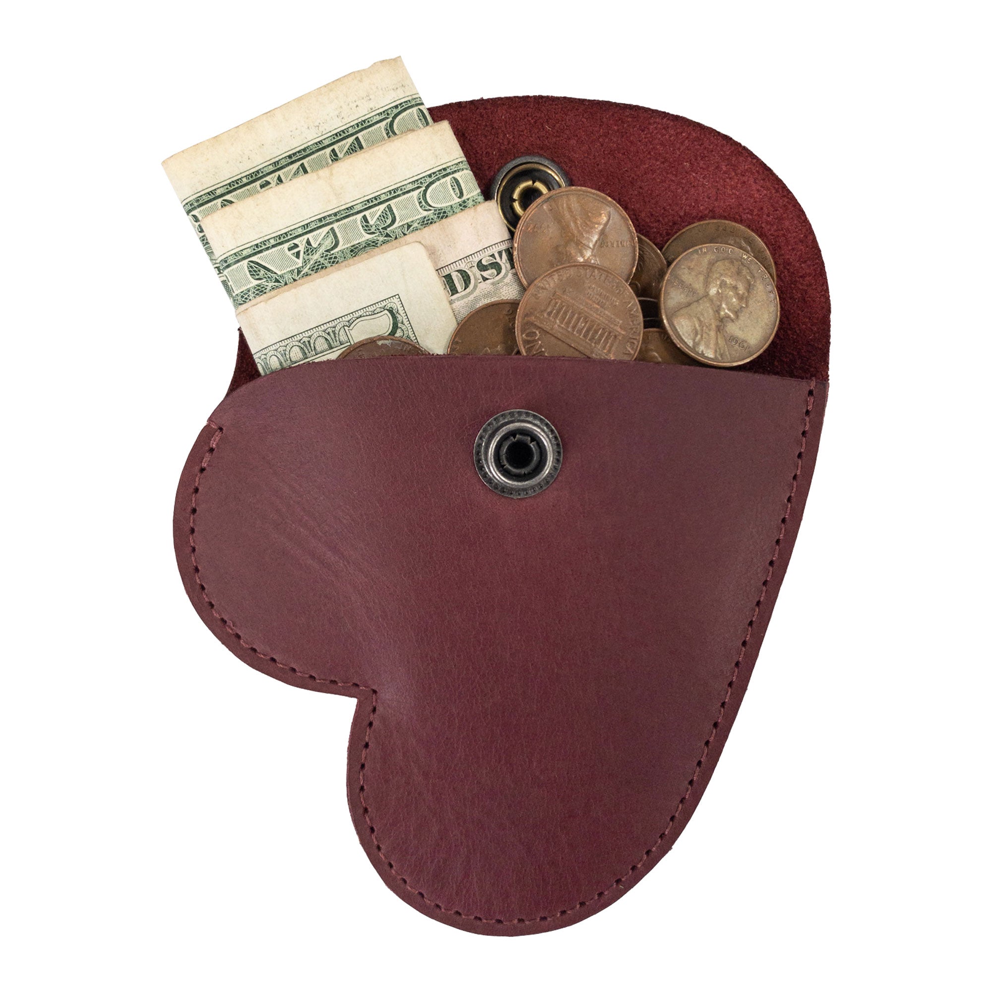Heart Shape Coin Purse - Stockyard X 'The Leather Store'