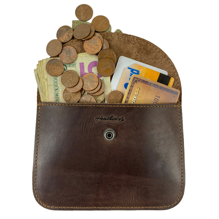 Leaf Card Wallet - Stockyard X 'The Leather Store'