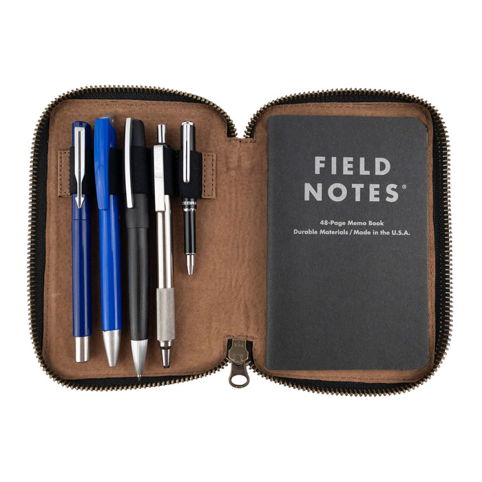 Zippered Pen Case - Stockyard X 'The Leather Store'