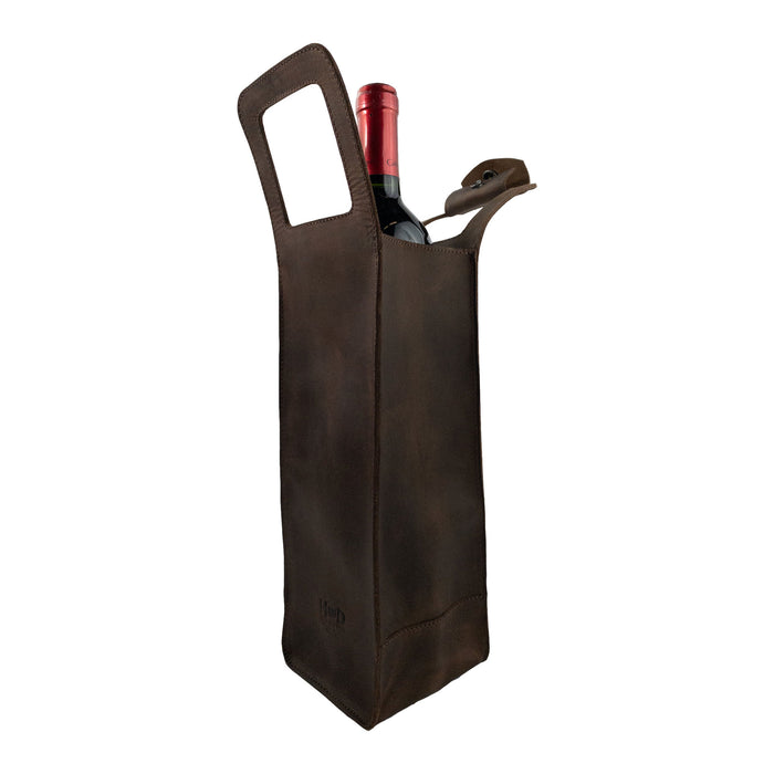 Single Bottle Wine Case - Stockyard X 'The Leather Store'