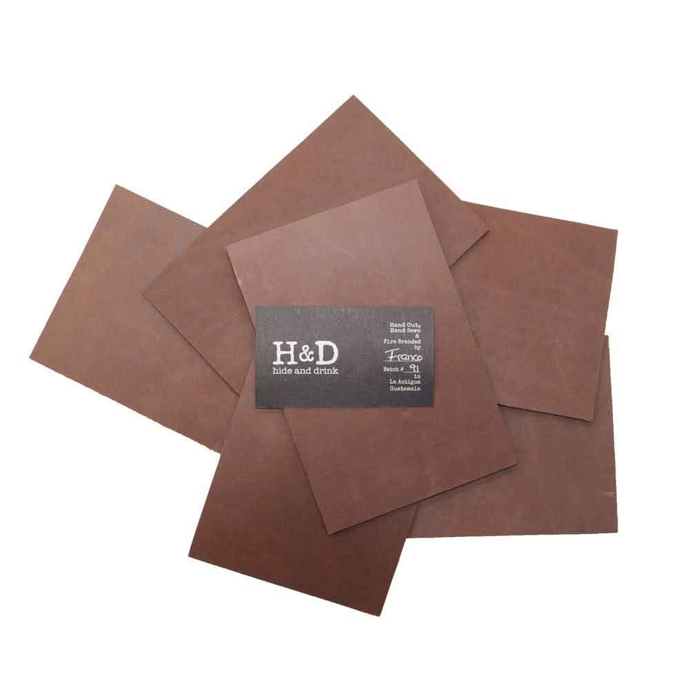 Thick Leather Squared Scraps 4 x 6 in. (6 Pack) - Stockyard X 'The Leather Store'