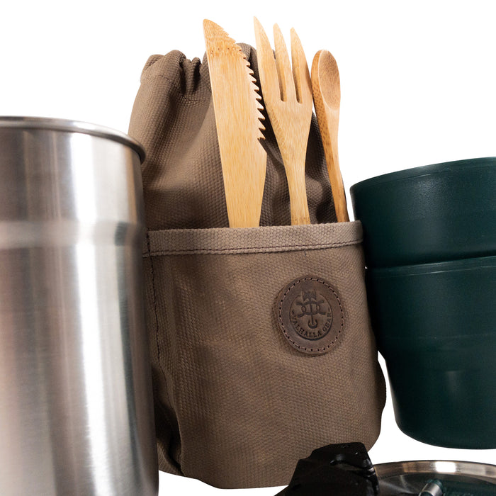 Camping Bag for Water Bottle - Stockyard X 'The Leather Store'
