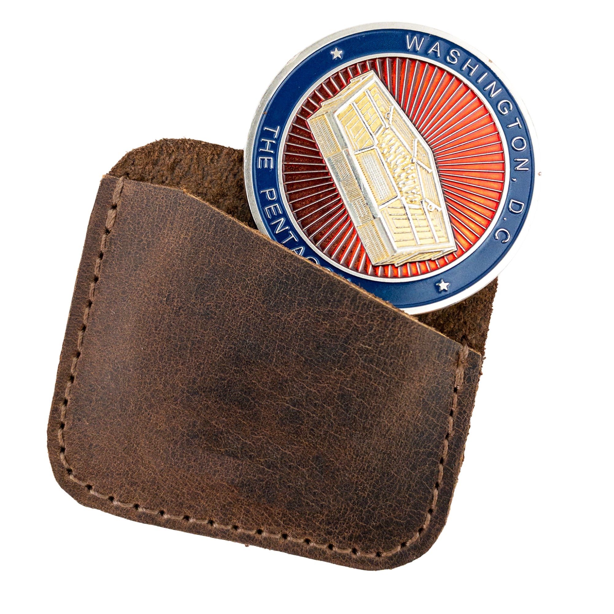 Squared Coin Case - Stockyard X 'The Leather Store'