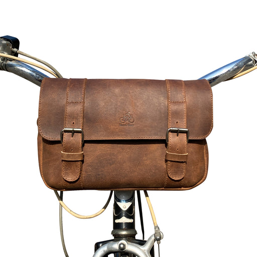 Bicycle Handlebar Bag - Stockyard X 'The Leather Store'