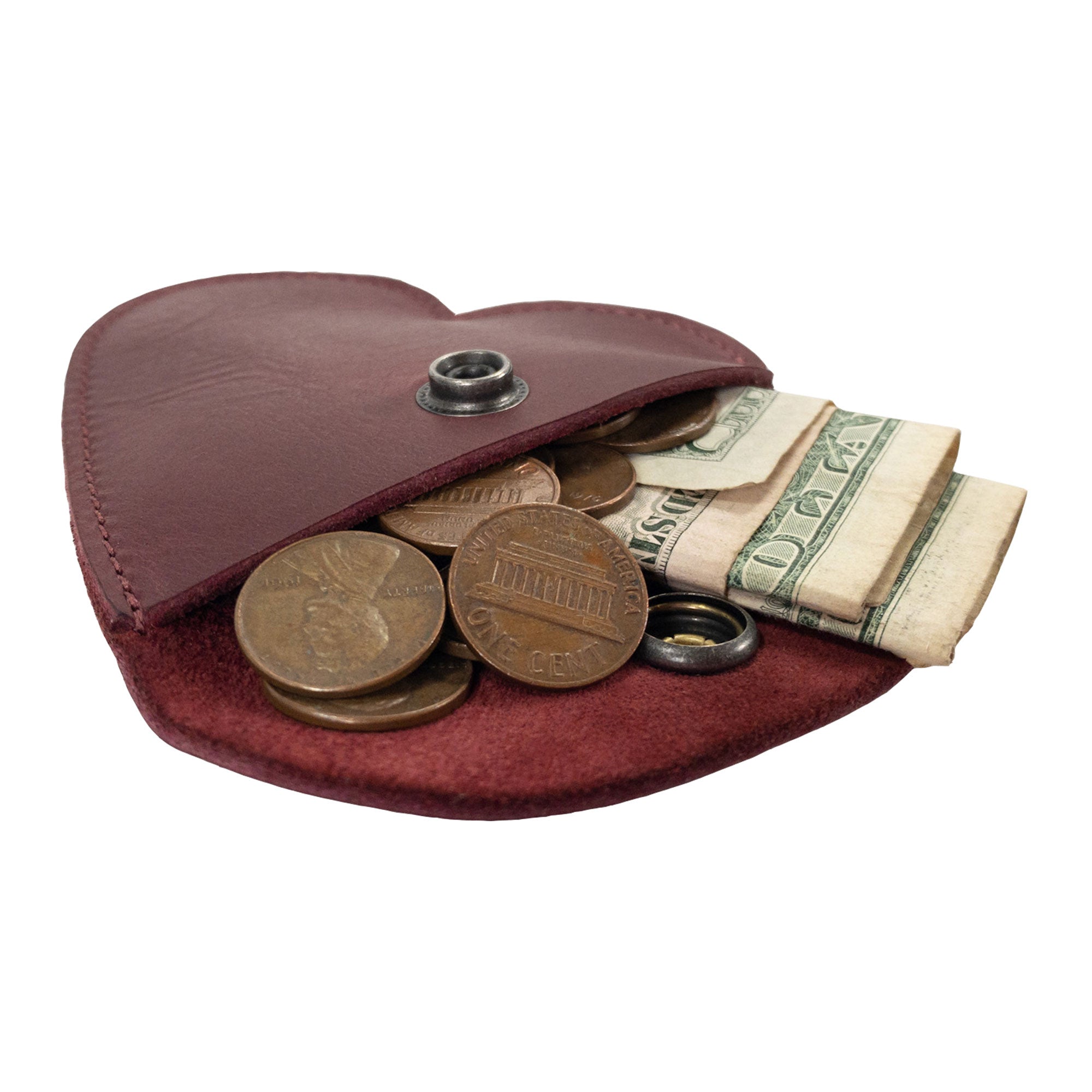 Heart Shape Coin Purse - Stockyard X 'The Leather Store'