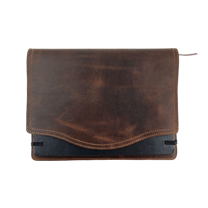 Hard Cover Notebook Protector XL (7.5 X 9.75 in.) Notebook NOT Included - Stockyard X 'The Leather Store'