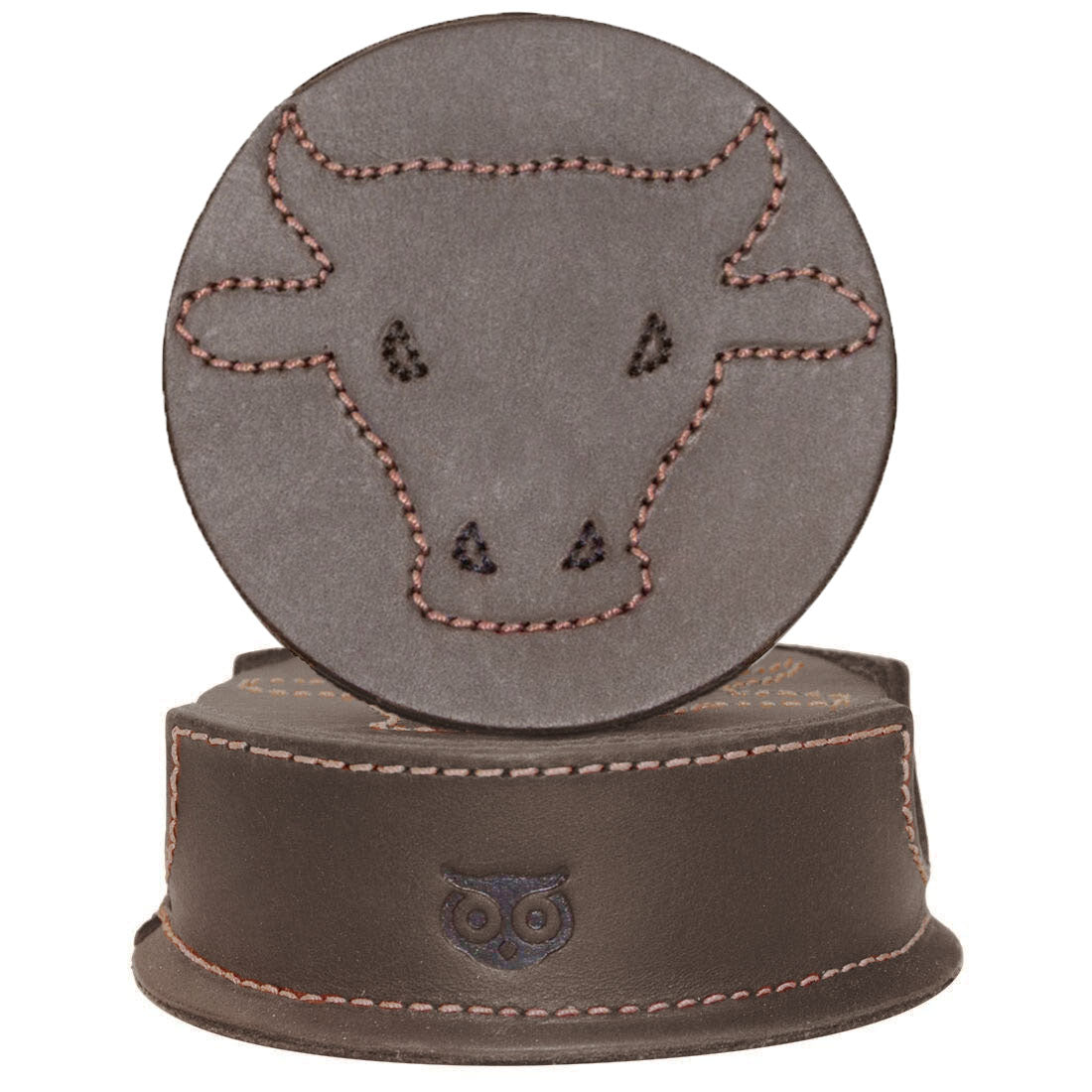 Raging Bull Classic Shaped Coaster Set (6-Pack) - Stockyard X 'The Leather Store'