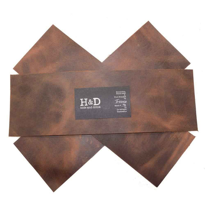 Leather Rectangular Scraps 4 x 12 in. (3 Pack) - Stockyard X 'The Leather Store'