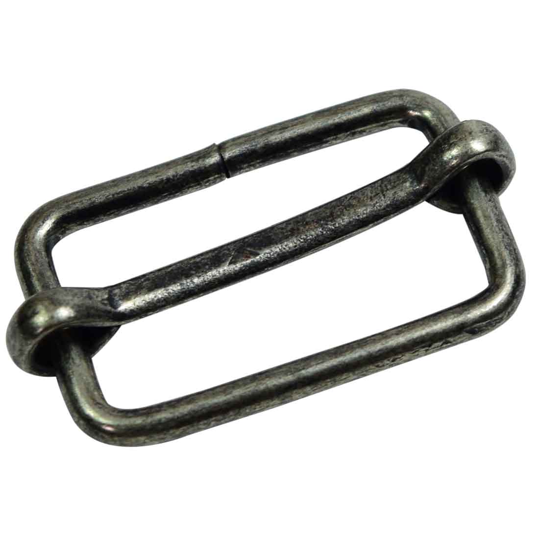 Slider w/ Pin Rustic Nickel (8 pcs) - Stockyard X 'The Leather Store'