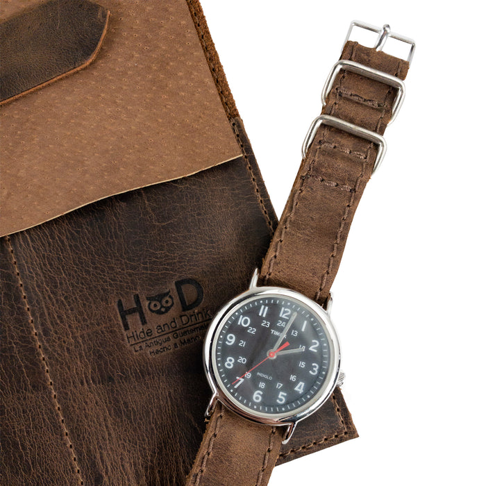 Premium Watch Roll - Stockyard X 'The Leather Store'