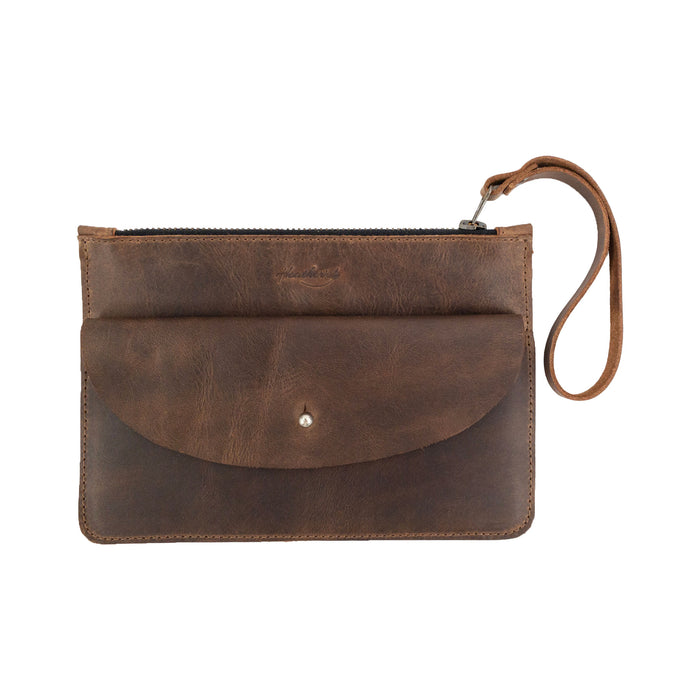 Clutch Bag with Extra Pouch - Stockyard X 'The Leather Store'