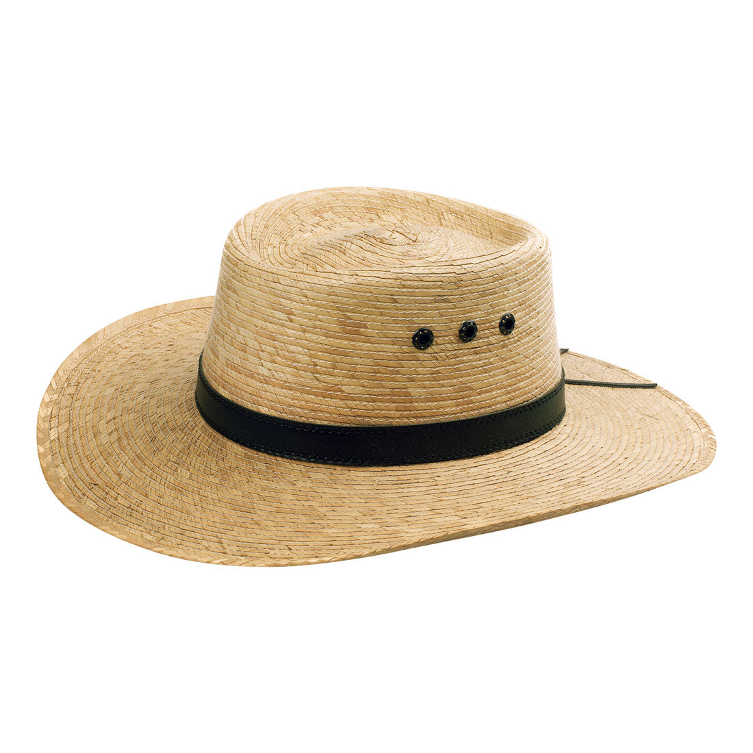 Angel Eyes Wide Brim Hat Handmade from 100% Oaxacan Coconut Palm Leaves - Coconut Milk - Stockyard X 'The Leather Store'