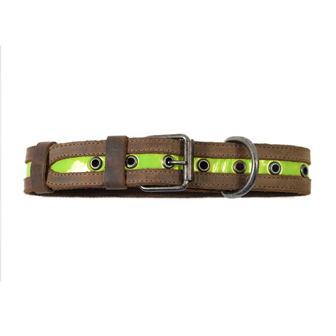 Dog Collar Reflective (12 to 21 inches) - Stockyard X 'The Leather Store'