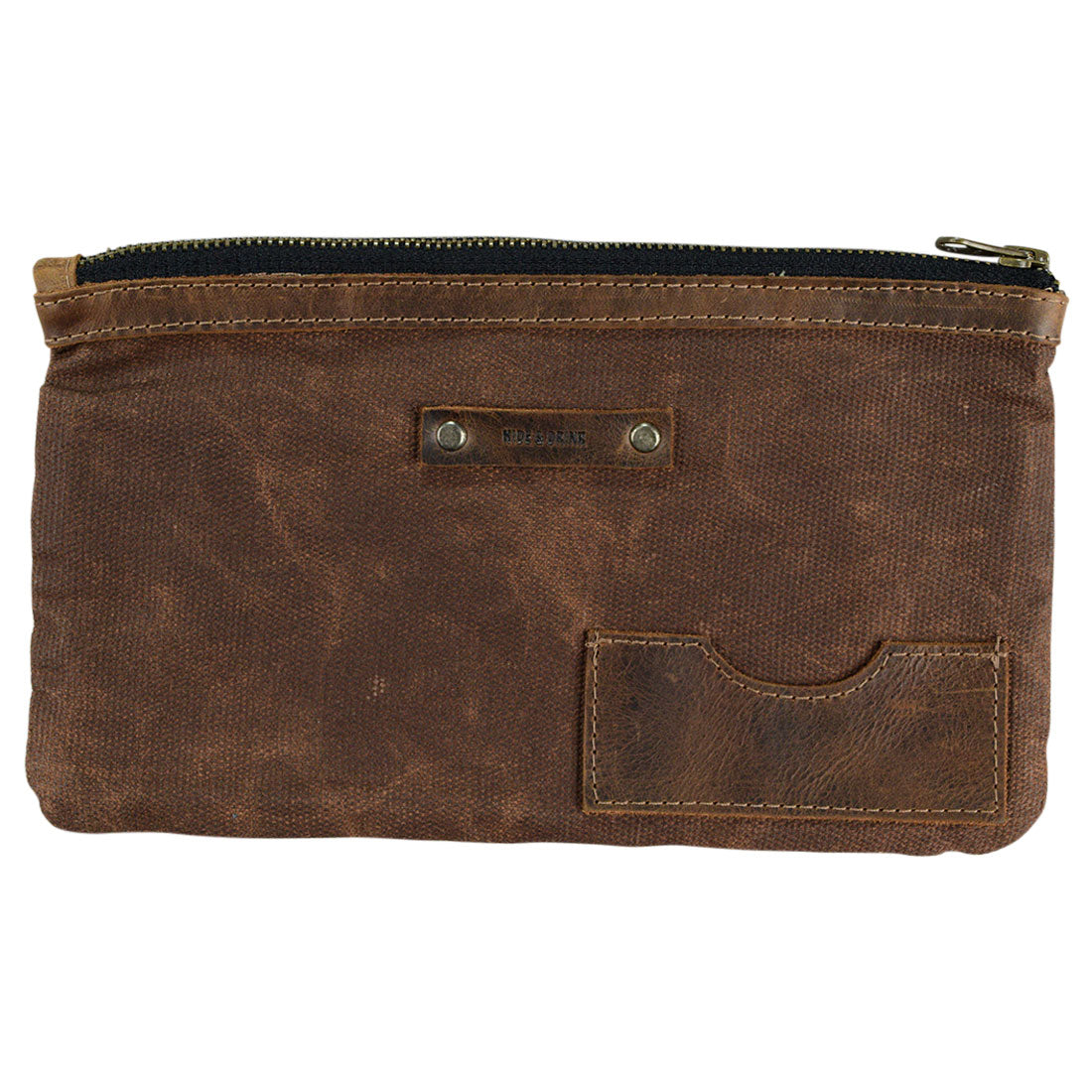 Traveler Organizer by Hide & Drink, featuring a rustic design with rugged Waxed Canvas and Full Grain Leather. Ideal as an All Purpose Utility Pouch, this Travel Accessories item is perfect for camping organization. Made with care through Small Batch Production, each is Hand Cut and Hand Sewn by artisans in La Antigua Guatemala & Oaxaca Mexico.