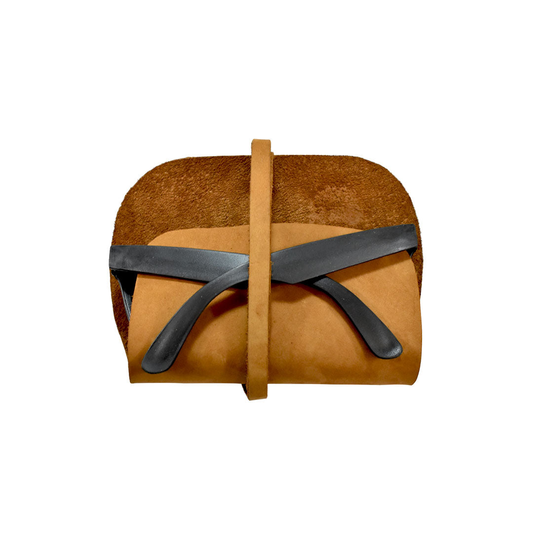 Hide & Drink Sunglass Wrap features beautiful full grain leather, combining style with protection for your eyewear. This eye glasses storage is perfect for travel, showcasing artisan craftsmanship and small batch production.