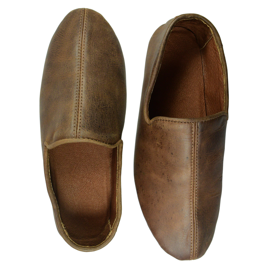 Moroccan Slippers (Size 7) - Stockyard X 'The Leather Store'