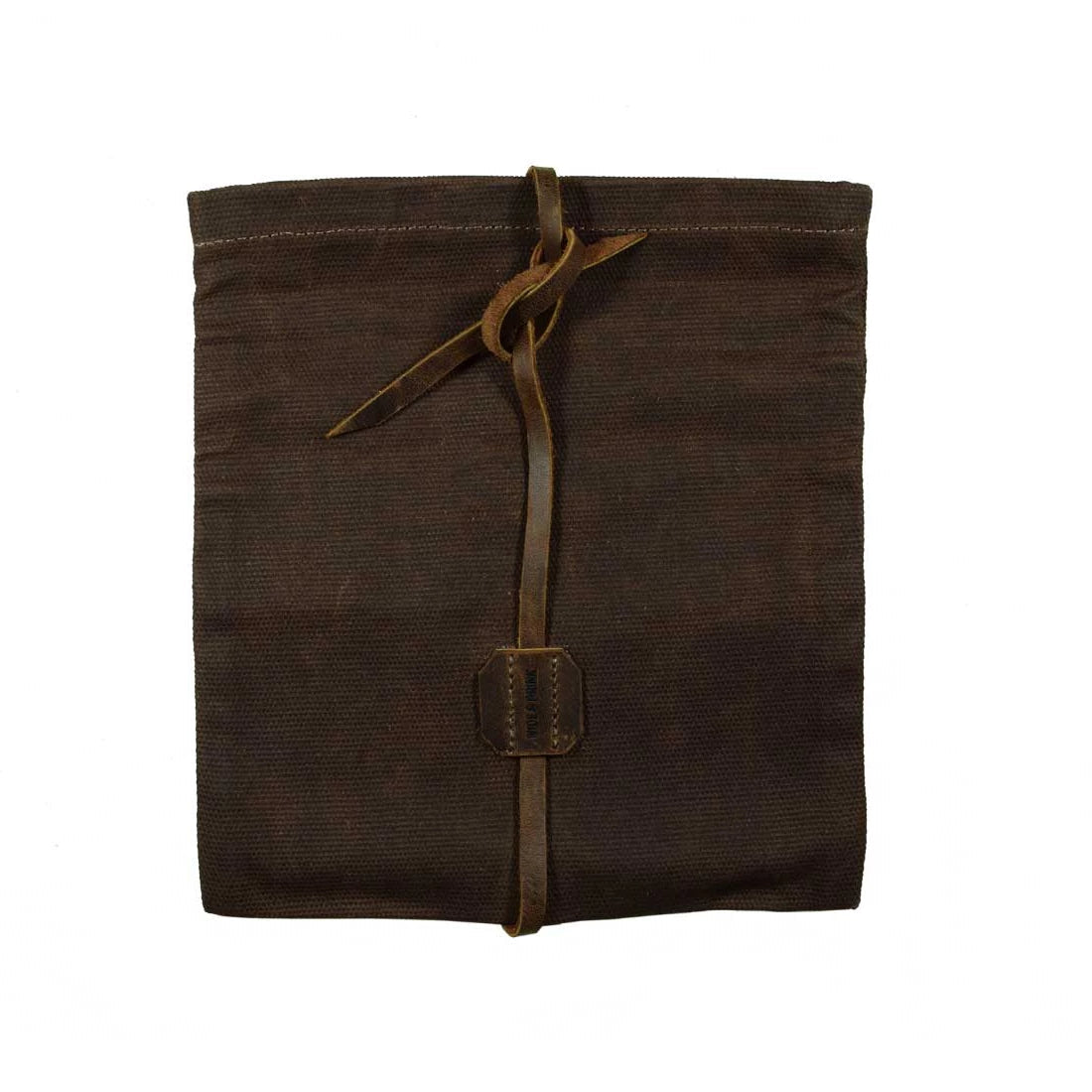 Hide & Drink's Rolling Pouch, an elegant Survival Roll Top Pouch crafted from durable Waxed Canvas & Full Grain Leather. This lightweight case is ideal for all outdoor accessories and serves as a classic traveling & camping essential, made by artisans in La Antigua Guatemala & Oaxaca, Mexico.