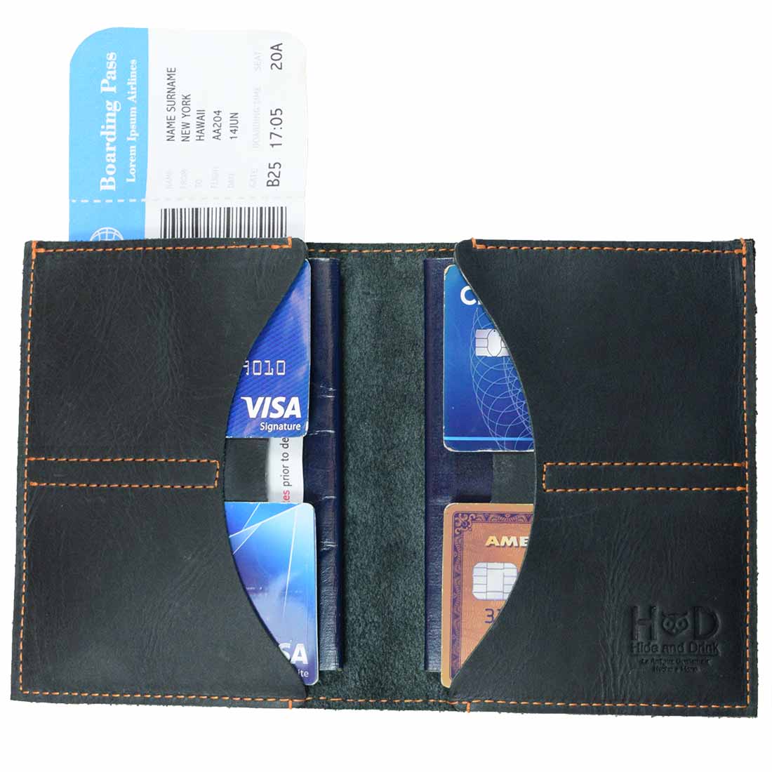 Passport & Card Holder - Stockyard X 'The Leather Store'