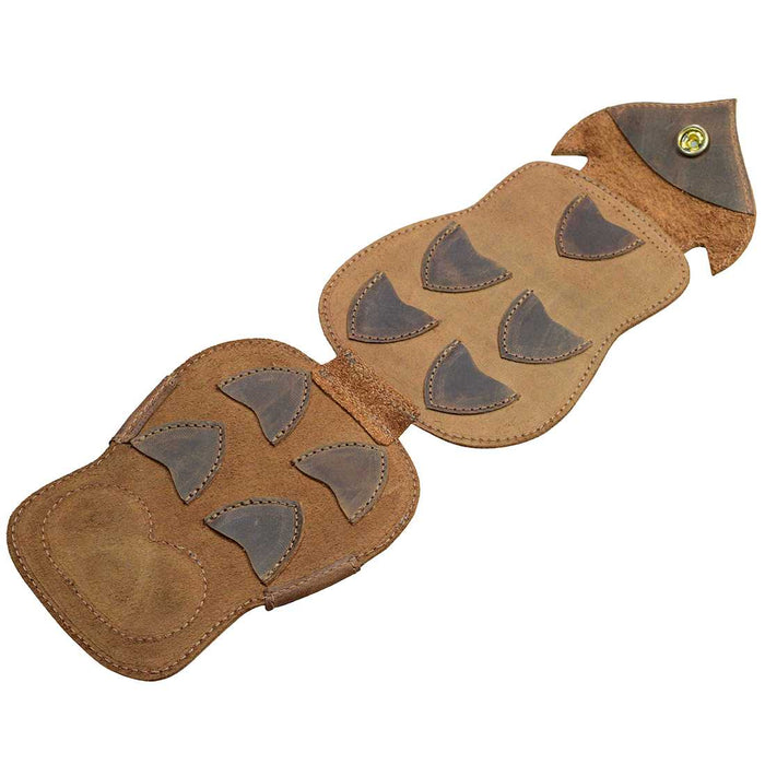 Owl Guitar Pick Case - Stockyard X 'The Leather Store'