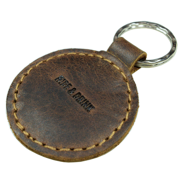 Circular Keychain - Stockyard X 'The Leather Store'
