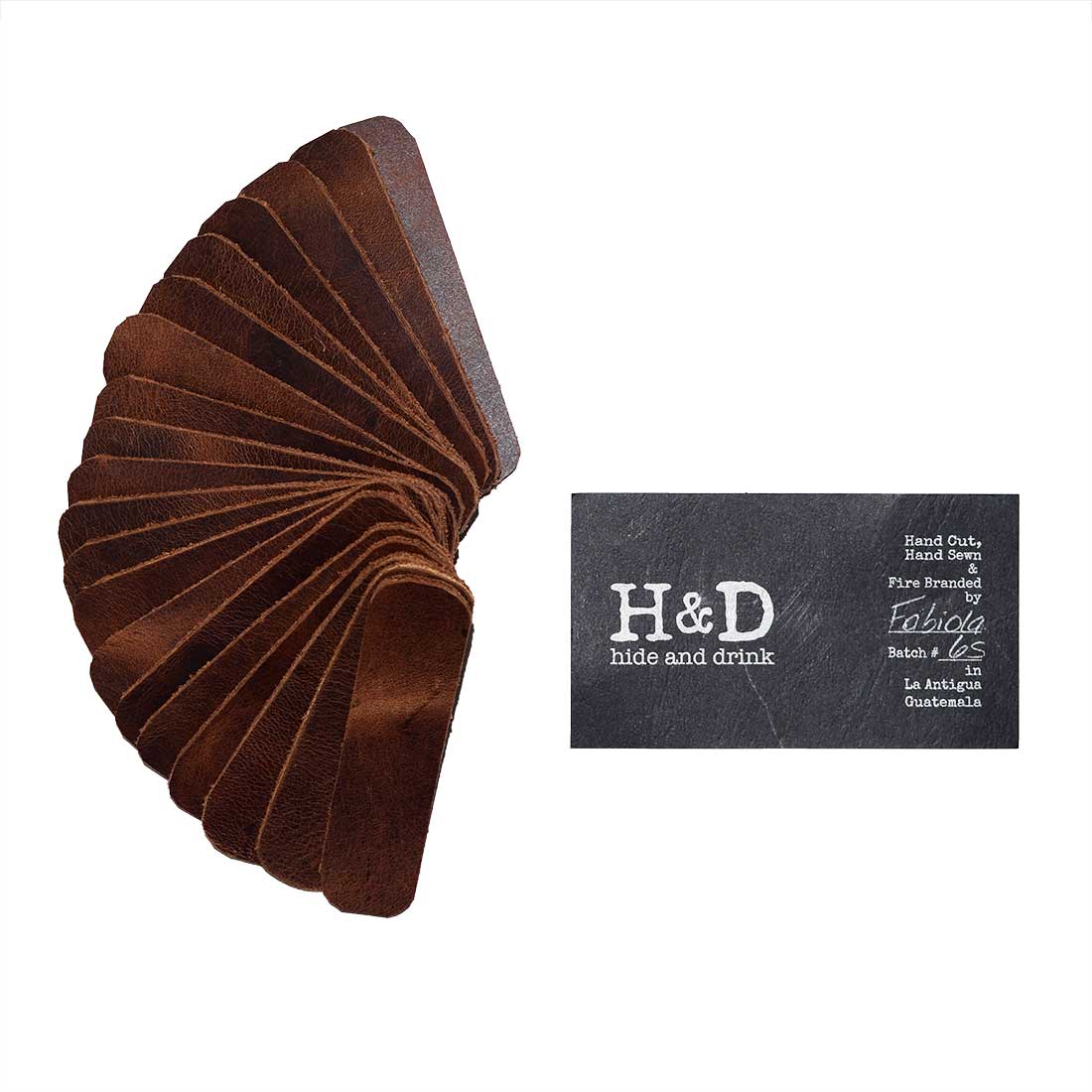 Leather Rounded Rectangular Shapes 0.75 x 3 in. (Set of 20) - Stockyard X 'The Leather Store'