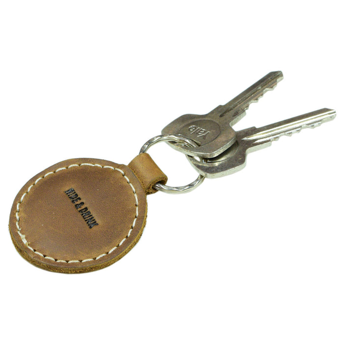 Circular Keychain - Stockyard X 'The Leather Store'