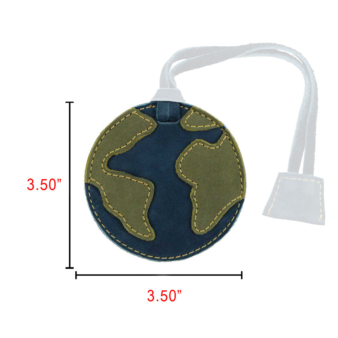 World Luggage Tag - Stockyard X 'The Leather Store'