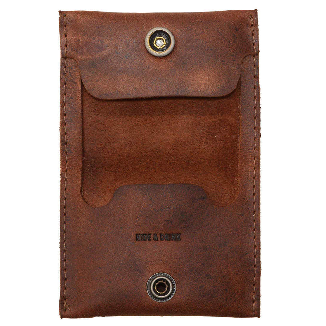 Internal Snap Coin Case - Stockyard X 'The Leather Store'