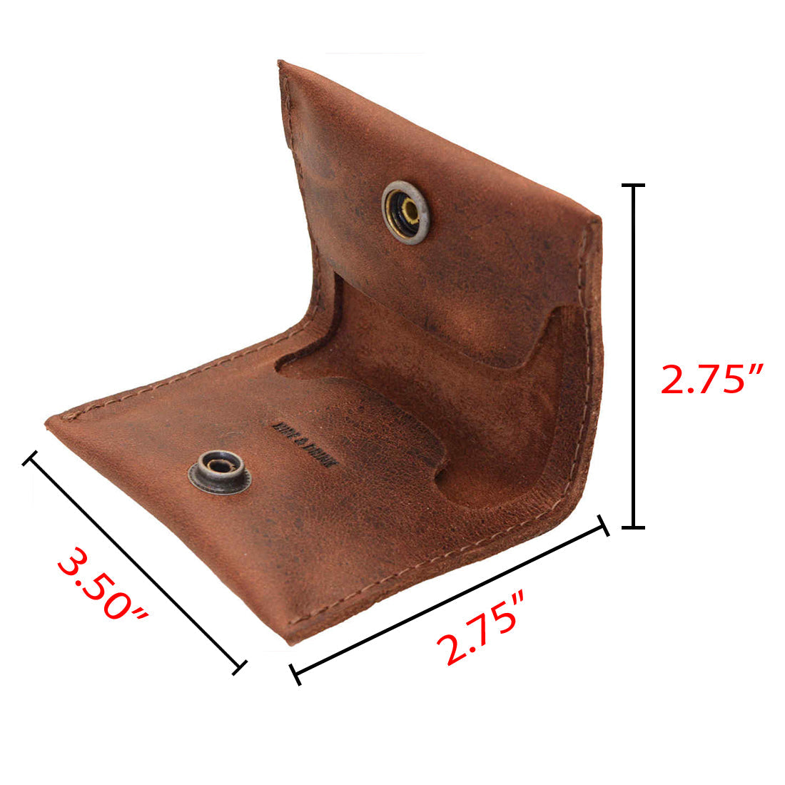 Internal Snap Coin Case - Stockyard X 'The Leather Store'