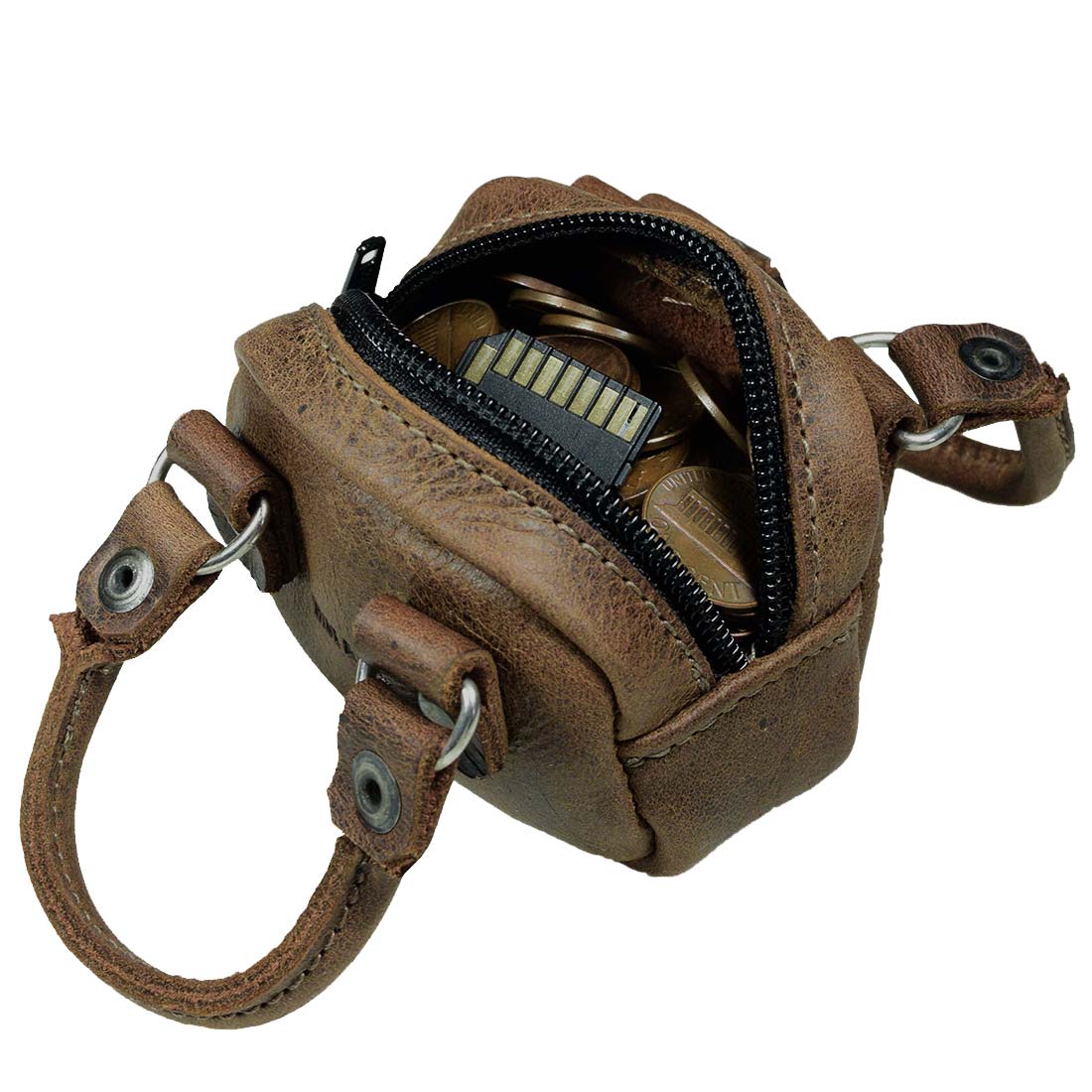 Tiny Briefcase Coin Pouch - Stockyard X 'The Leather Store'