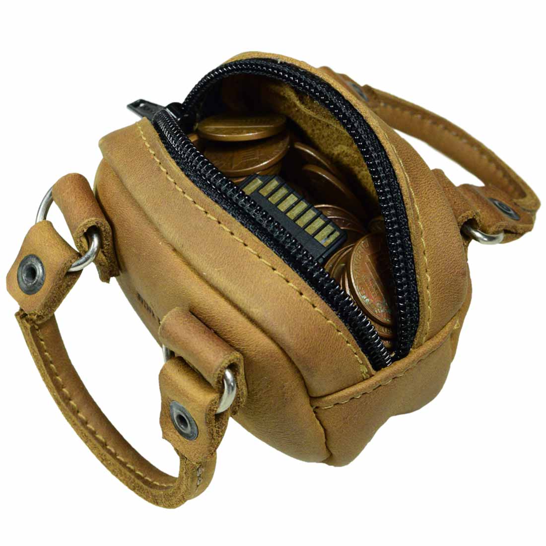 Tiny Briefcase Coin Pouch - Stockyard X 'The Leather Store'