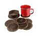 Circles Coaster (8-Pack) - Stockyard X 'The Leather Store'