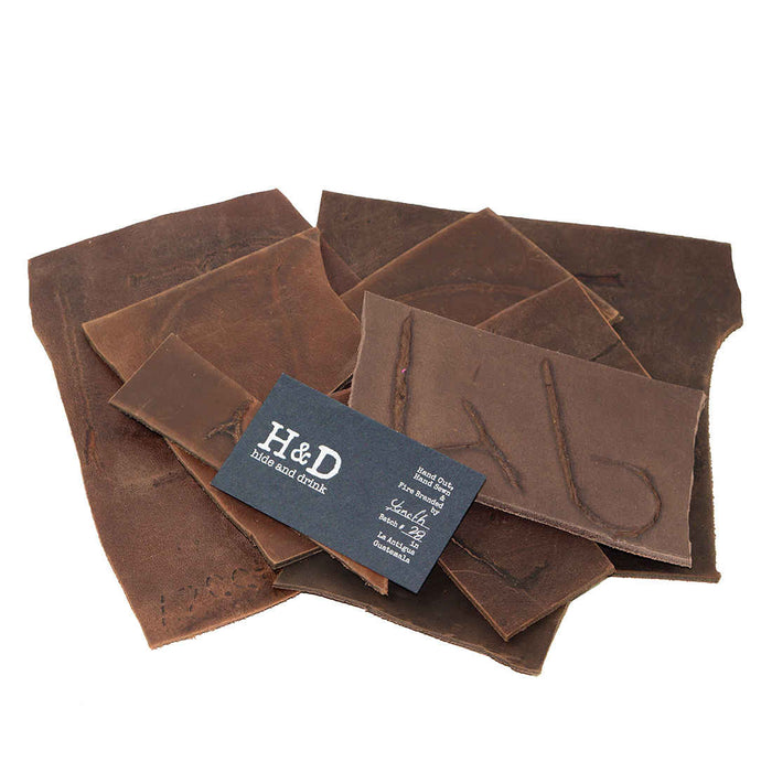 Leather Scraps With Scars (12 oz pack) - Stockyard X 'The Leather Store'