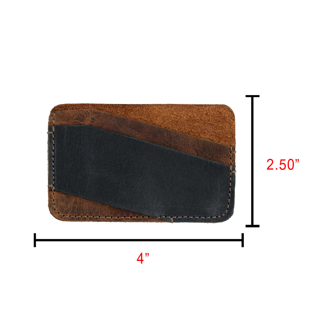 Minimalist Dual Color Wallet - Stockyard X 'The Leather Store'