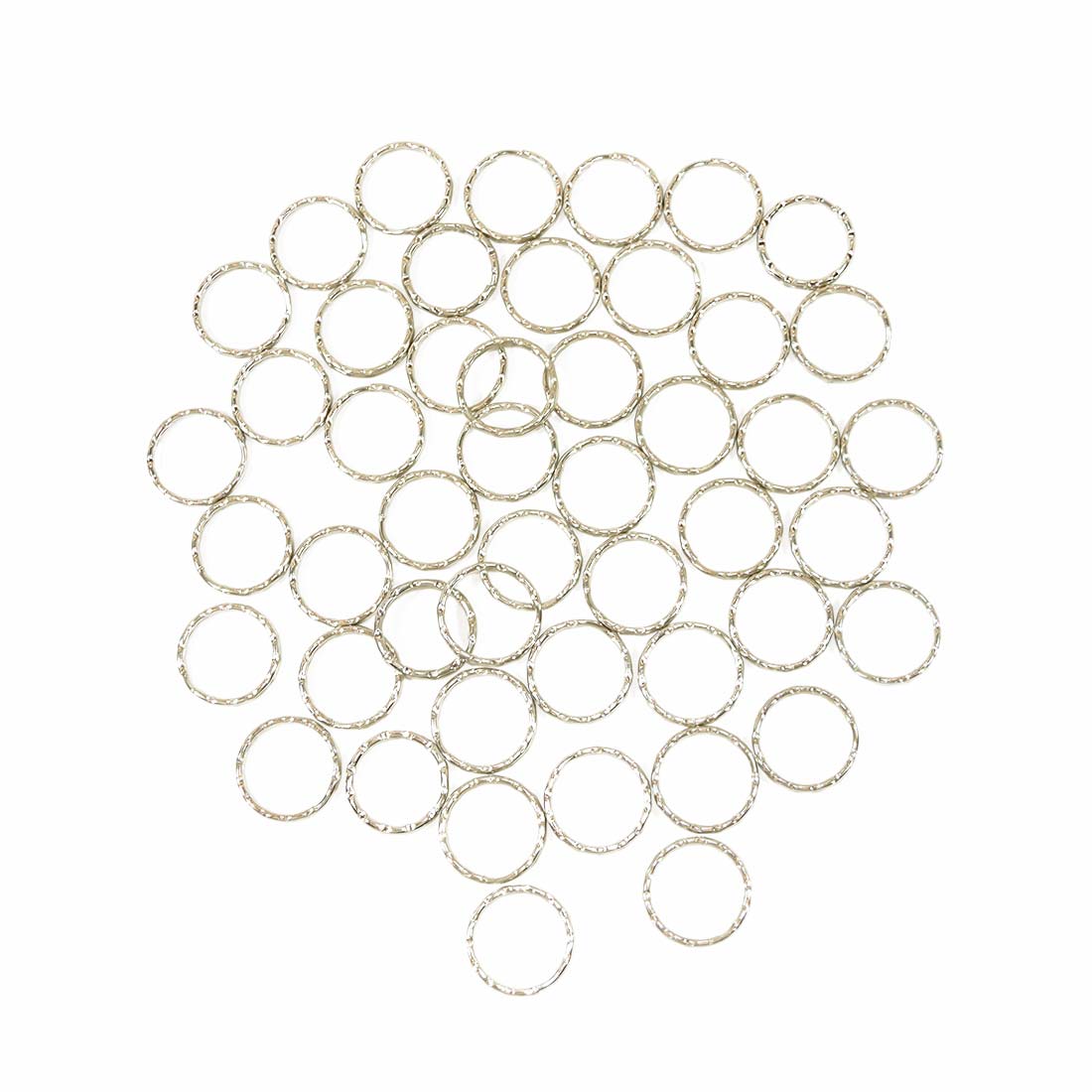 Pattern Metal Key Ring (20 mm) Set of 50 - Stockyard X 'The Leather Store'