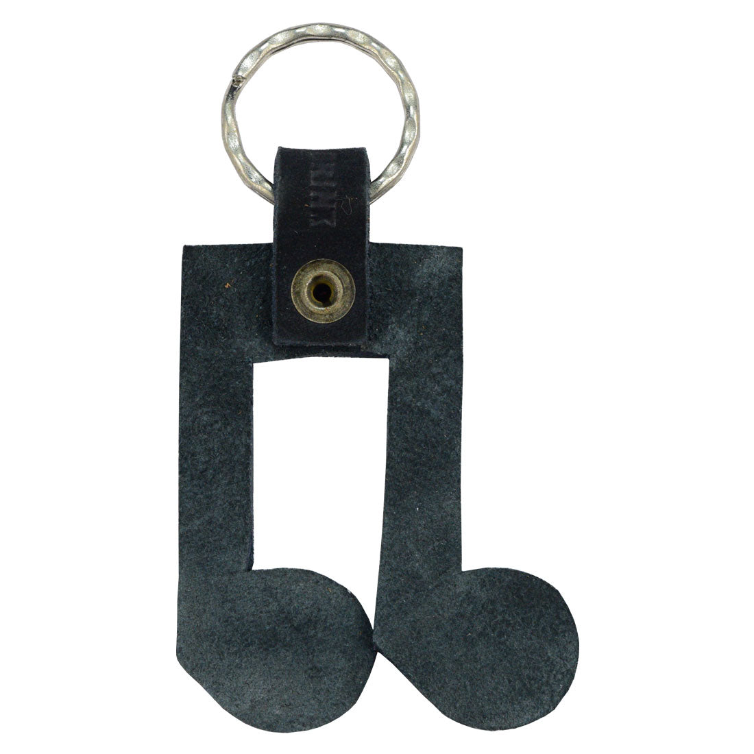 Eighth Notes Keychain - Stockyard X 'The Leather Store'