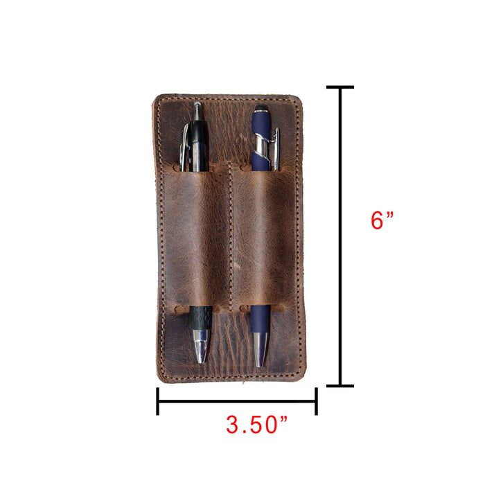 Double Pen Holder - Stockyard X 'The Leather Store'