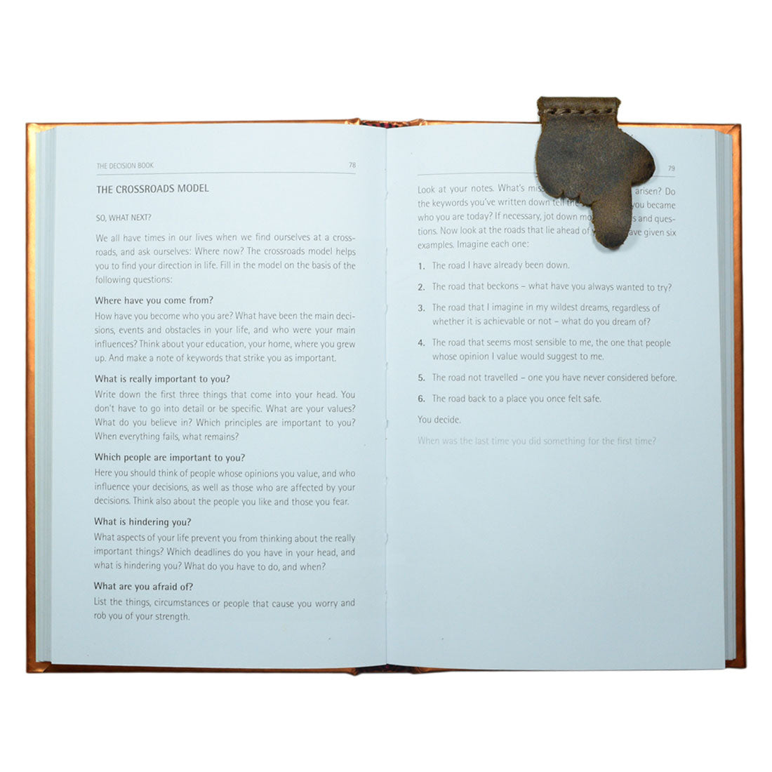 Pointing Hand Bookmark - Stockyard X 'The Leather Store'
