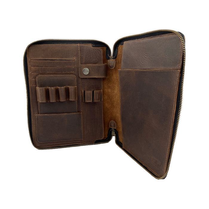 A5 Notebook (5.75 x 8.25 inch.) Portfolio Binder - Stockyard X 'The Leather Store'