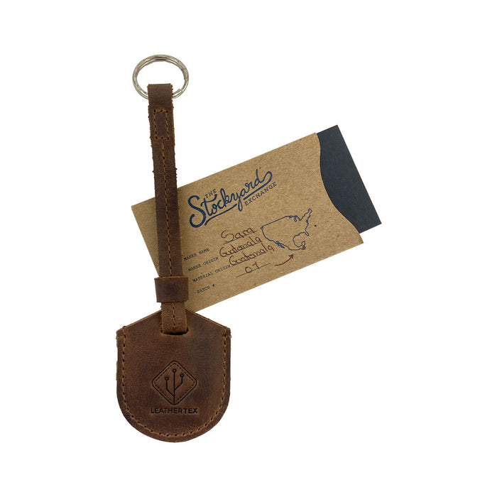 Rustic Strap Keyring for AirTag - Stockyard X 'The Leather Store'
