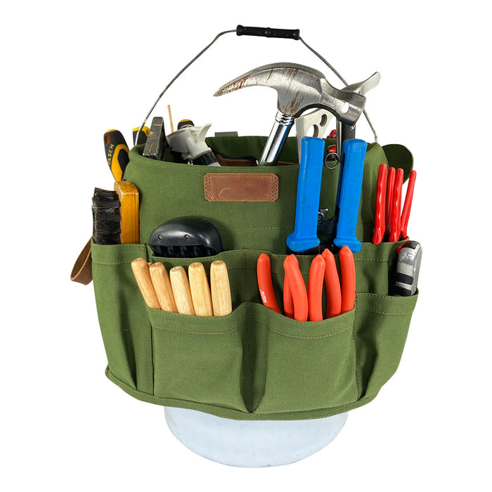 Tool Organizer for Bucket (Not Included) - Stockyard X 'The Leather Store'