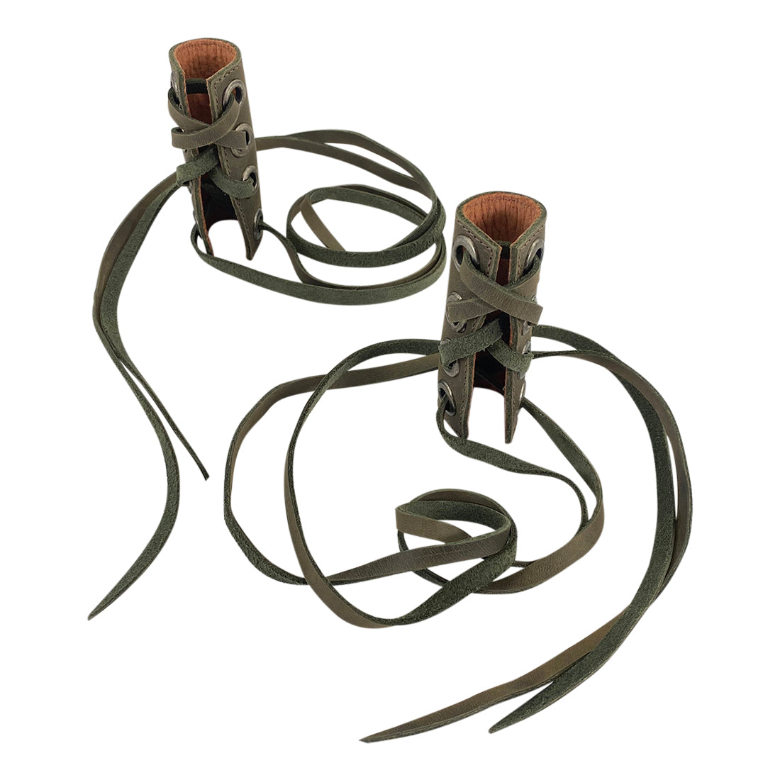 Vibrant Leather Hair Ties by Hide & Drink, perfect for a fun hairstyle. Set of 2 Hair Ties for Women, Ponytail/Braid Holder, Wraps, Deadlock Accessories for Ladies in premium Full Grain Leather. StockyardX promotes Small Batch Production, Hand Cut, Hand Sewn, Fire Branded craftsmanship, Artisan quality, Handmade in La Antigua Guatemala & Oaxaca Mexico.