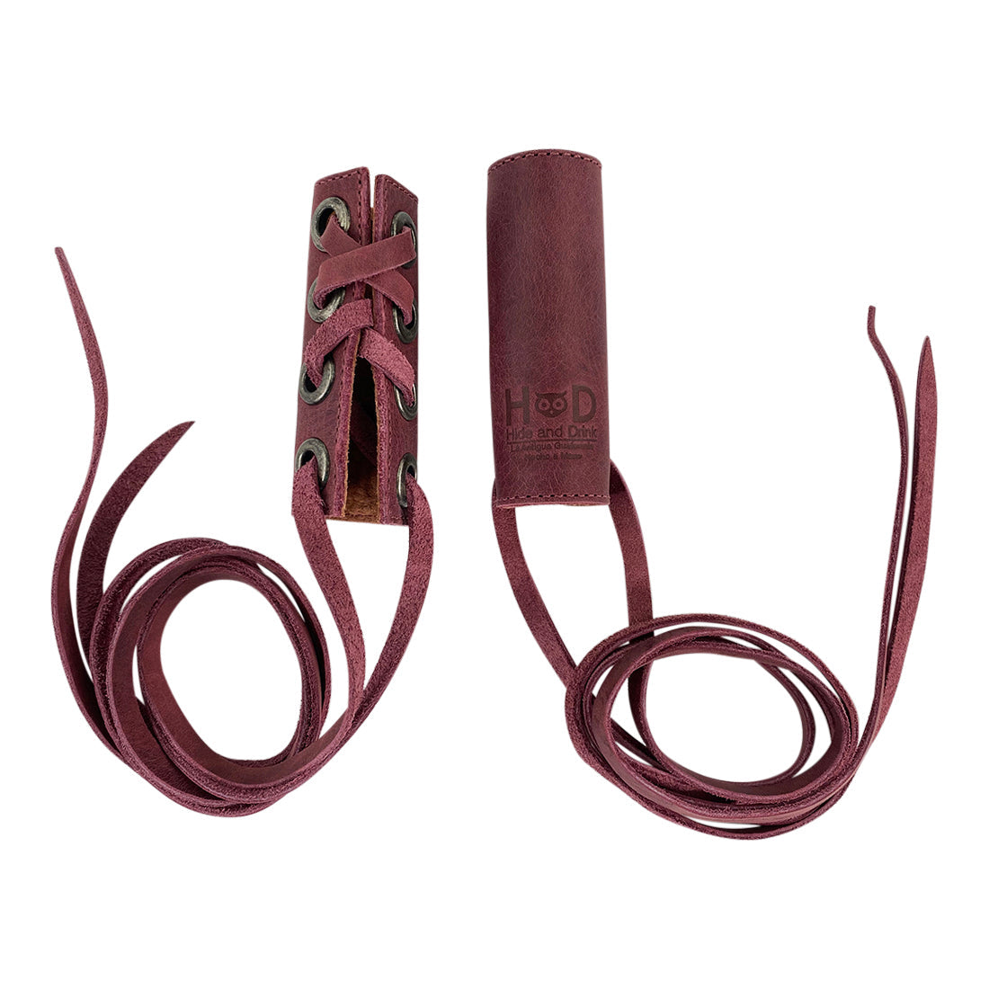 Showcasing Leather Hair Ties by Hide & Drink, these durable ties are perfect for any style. Set of 2 Hair Ties for Women, Ponytail/Braid Holder, Wraps, Deadlock Accessories for Ladies made of premium Full Grain Leather. StockyardX promotes Small Batch Production with Hand Cut, Hand Sewn details, Fire Branded craftsmanship, Artisan quality, Handmade in La Antigua Guatemala & Oaxaca Mexico.