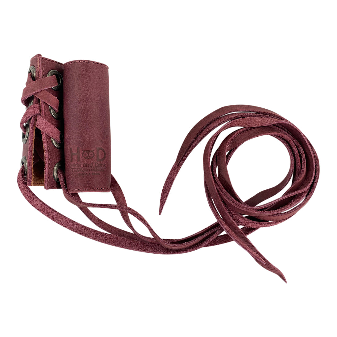 Durable Leather Hair Ties by Hide & Drink, designed for both style and comfort. Set of 2 Hair Ties for Women, Ponytail/Braid Holder, Wraps, Deadlock Accessories for Ladies from Full Grain Leather. StockyardX supports Small Batch Production with Hand Cut, Hand Sewn artistry, Fire Branded craftsmanship, and a Handmade touch from La Antigua Guatemala & Oaxaca Mexico.