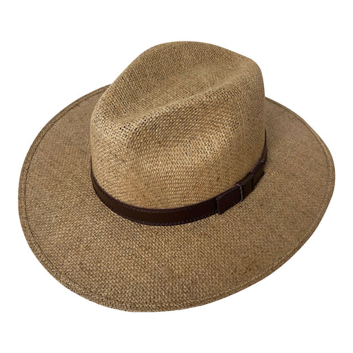 Indiana Eastwood Cowboy Style Hat Handmade from 100% Oaxacan Jute - Cappuccino - Stockyard X 'The Leather Store'
