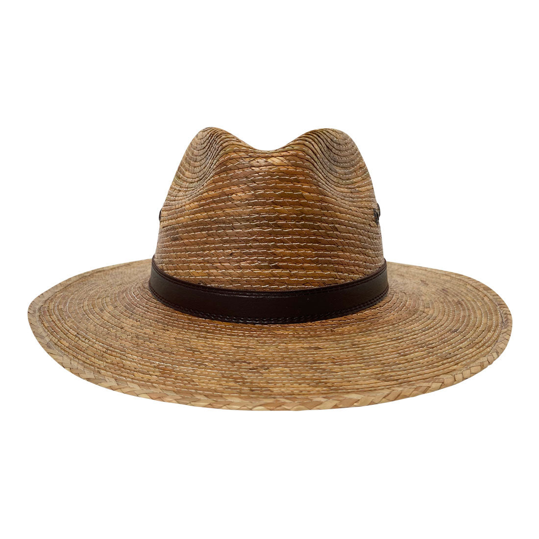 Indiana Eastwood Cowboy Style Hat Handmade from 100% Oaxacan Coconut Palm Leaves - Coconut Brown - Stockyard X 'The Leather Store'